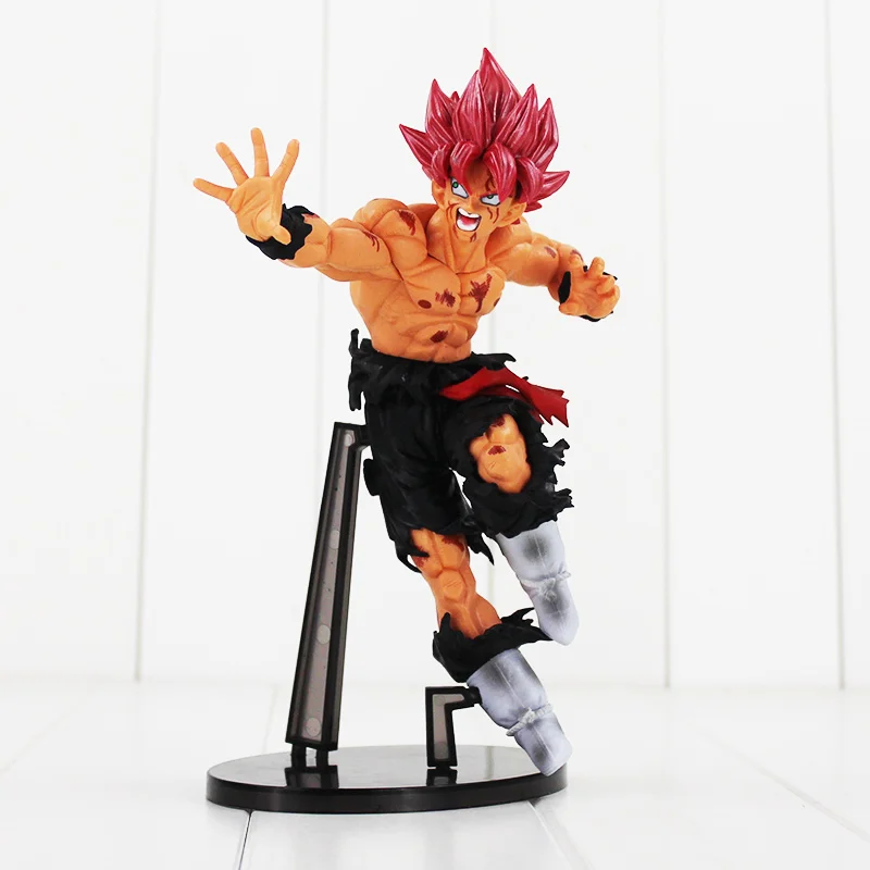 23 см Banpresto скульптуры Big Dragon Ball супер с надписью: "Dragonball Z Супер Saiyan Son Goku/Bardock игрушечные фигурки из ПВХ кукла - Цвет: No box in opp bag