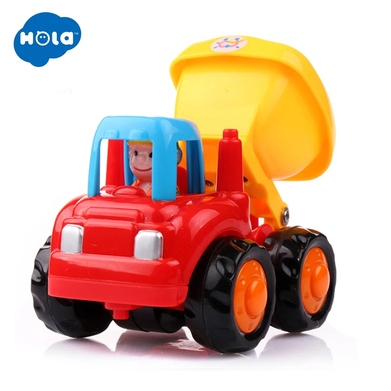 1PC HUILE TOYS 326C Baby Toys Vehicle Mini Dump Trucks Vehicles Toys Model Car for Kid Classic Boys Toy Xmas Gifts