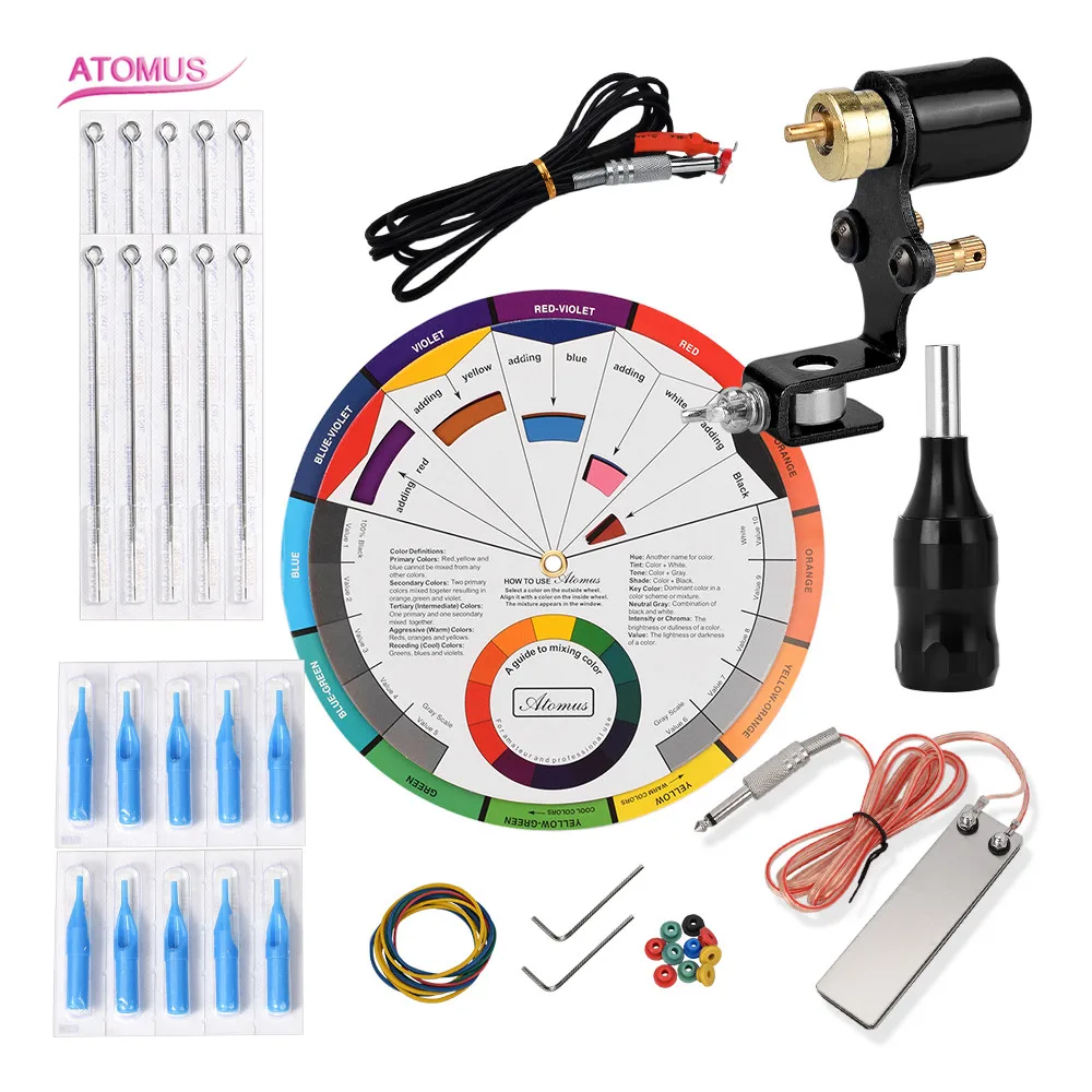 

Tattoo Machine Rotary Kits Tip Kits Studio Insumos Para Tatuajes Tatouage Rotative Rotary Professional Tatto De Tatuagem Complet