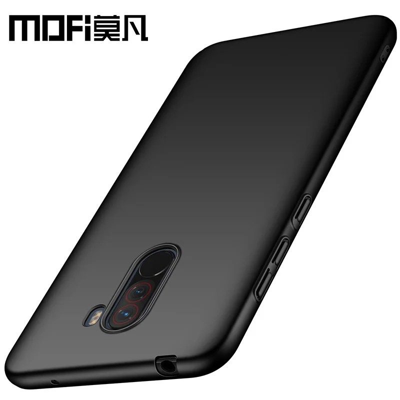 Goede MOFi originele xiaomi pocophone f1 case hard pc back cover global poco f1 telefoon case zwart bescherming pocopone f1 case cover