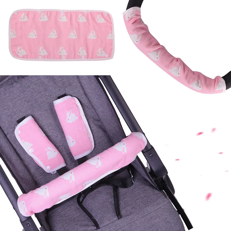 

Baby Pushchair Pram Stroller Armrest Handle Grip Bar Cover Universal Protective Dust-Proof Cotton Handle Sleeve