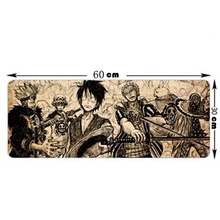Neue Mode Große Maus-pad mit cartoon One PIECE Muster Praktische Kühle mauspad 600*300*3mm büro mousepad