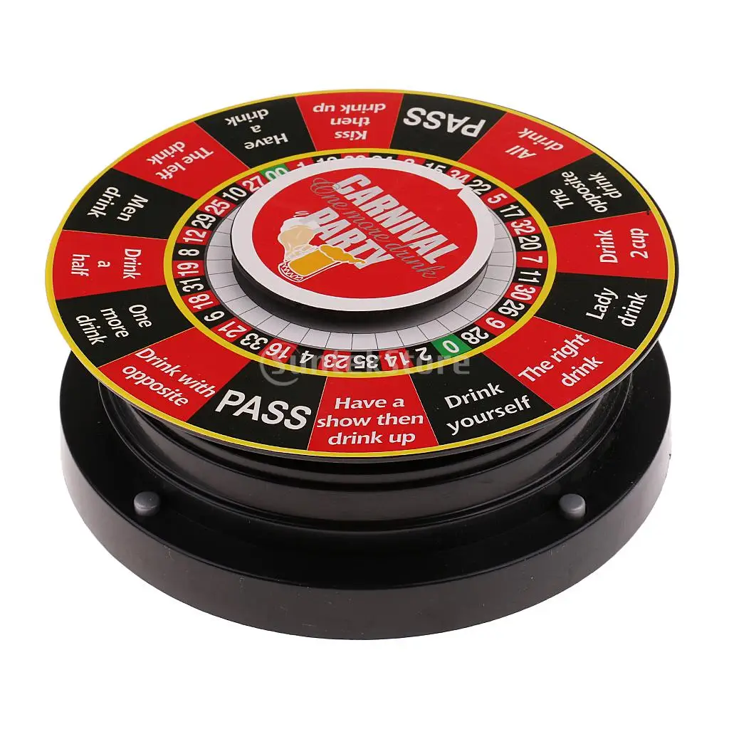 Electric Turntable Roulette Drinking Game Spinning Wheel for Bar KTV Party