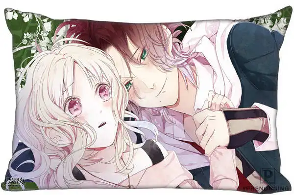 На заказ Diabolik. Lovers. Привидениями. Темные прямоугольные Наволочки на молнии Наволочки 35x45,40x60 см(односторонний принт) 180516-15 - Цвет: Rectangle Pillowcase