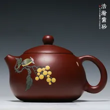 Знаменитый yixing ручной работы чайник xishi Да Хун Пао напрямую от производителя по специальной цене Zisha чайный сервиз