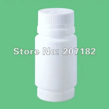 

(100sets/lot) 150ml round white PE capsule bottle,bamboo shape bottle,plastic bottle with Childproof Cap