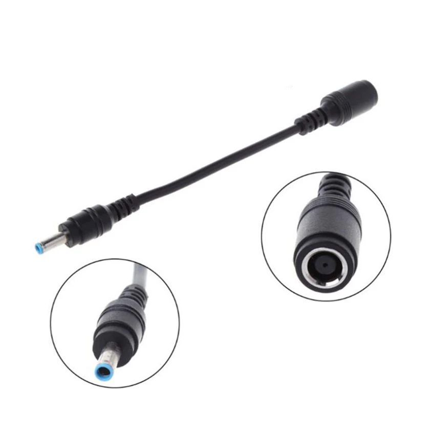 

Female 7.4mm x 5.0mm to 4.5mm x3.0mm Male Charger Adapter Power Connector Converter Cable DC Jack for Dell Hp