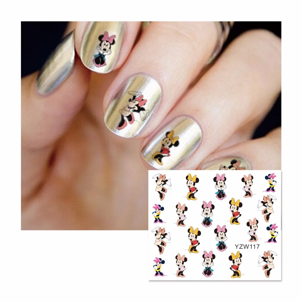 

FWC New Fashion Chic Pattern DIY Water Transfer Nail Art Stickers Decals Wraps Salon Beauty Manicure Styling Tool 117