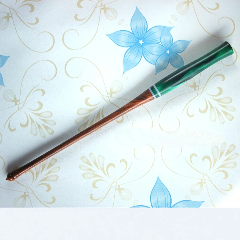 10 штук на партию люкс высокого качества медный оттиск с письменами палисандр держатель для перьевой ручки лучший подарок прямая ручка для каллиграфии