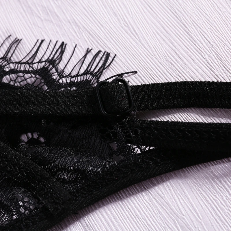 Women Lace Sexy Open Cup Bra + T-back Panty Erotic Lingerie Underwear Set Women Lace Sexy Open Cup Bra + T-back Panty Erotic Lingerie Underwear Set