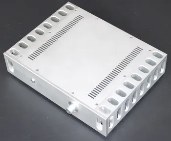 

case 430*92*325mm WA45 Silver Full aluminum amplifier chassis / Pre-amplifier / Class A amplifier/ AMP Enclosure/ case / DIY box