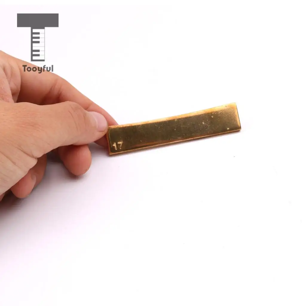 Tooyful Durable Brass Guitar Radius Fret Press Caul Insert Fretboard Fingerboard Accessory for Guitarist Luthier Tools