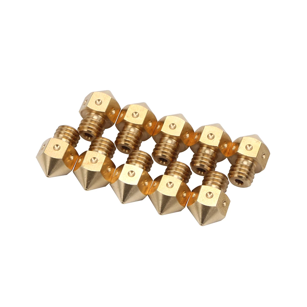 Cabeça do Filamento Bicos de Bronze Mk8 dos Pces para Impressoras Bicos Hotend Makerbot 1.75mm J-cabeça Extrusão Rerap Prusa i3 Extrusora 50 3d 10 Computador e Escritório