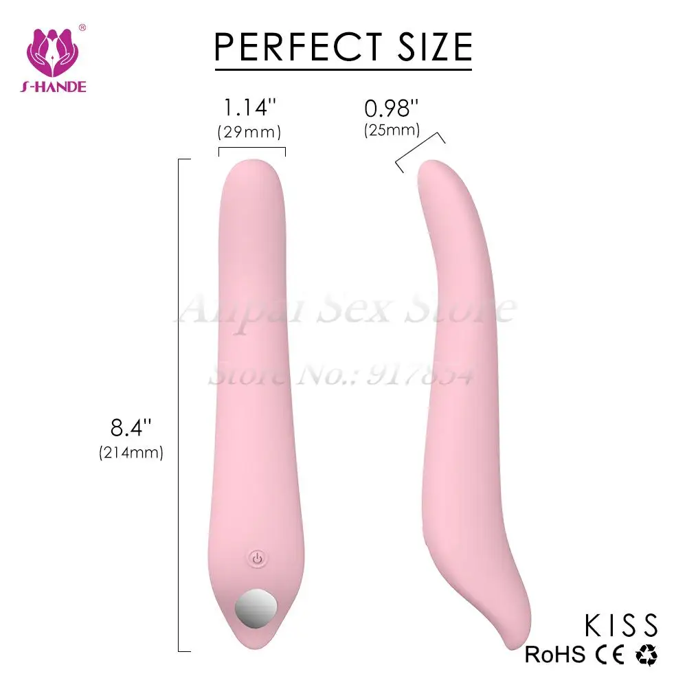 S hand USB заряженный мощный 9 скоростной вибратор для точки G Стимулятор клитора