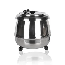 10L большая емкость суповая из нержавеющей стали горшок супницы подогреватель супа кастрюли для мясного бульона кухонные инструменты EU/US Plug
