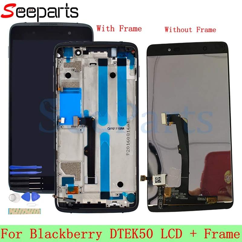 Blackberry Dtek 50 lcd assembly with frame  (3)