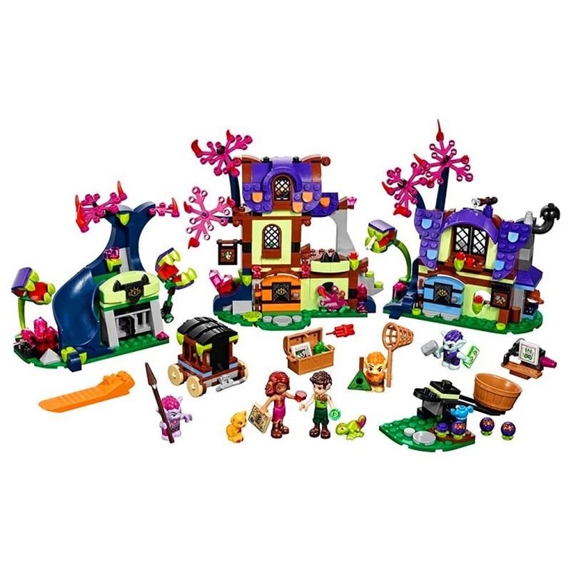 

646Pcs Elves Magic Rescue From The Goblin Village Model Building Block Toys BELA 10698 Gift For Children Compatible Legoe 41185