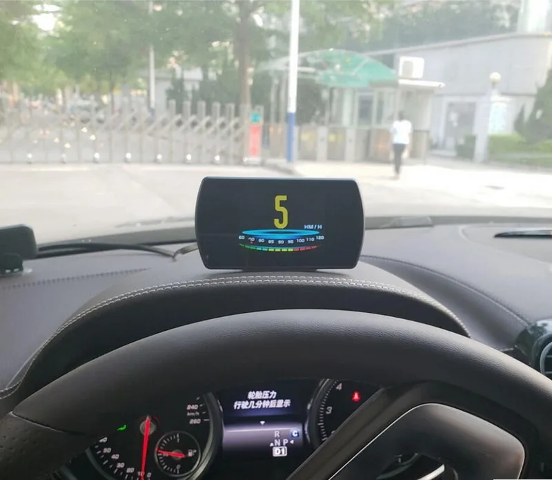 Head Up Дисплей 5,8 TFT Автомобильный HUD P12 OBD2 цифровой бортовой компьютер Скорость ometer лобовое стекло Projetor цифровой автомобильный проектор скорости