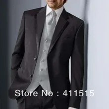 / черный мужчины свадебные костюмы костюмы черный нотч жених одежда смокинги / на заказ дешевые жених мужчины платье