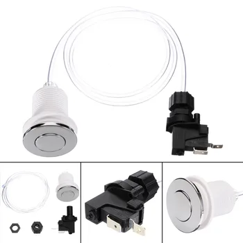 

1 SET 16A On Off Push Air Button Switch Bath Spa Tubing Kit Air Buttons Jet Tool Set Bathroom Accessories