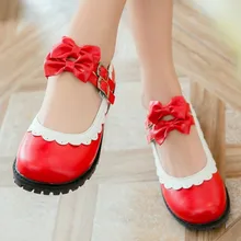 EAGSITY Mary Jane/Женская обувь на плоской подошве с бабочкой и ремешком на щиколотке; вечерние туфли для танцев в стиле Лолиты; обувь для студентов; стиль «Коллаж»