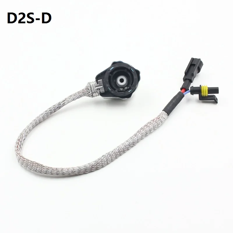 KELIMI металлический D2S D2R D2C D2 фиксированная розетка для штекер разъем HID лампа адаптер держателя проводки жгутовые переходники - Цвет: D2S-D