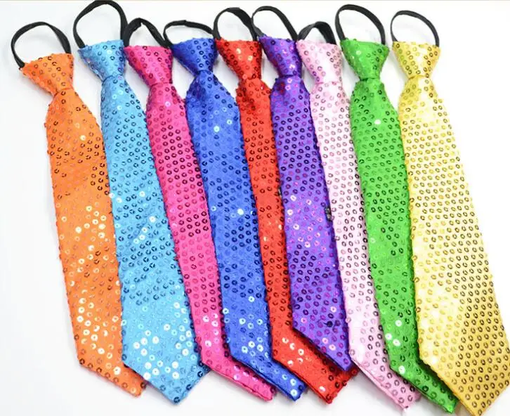 12 шт. галстук бабочка с блестками для женщин/мужчин/детей|sequin neck ties|neck tieties ties |