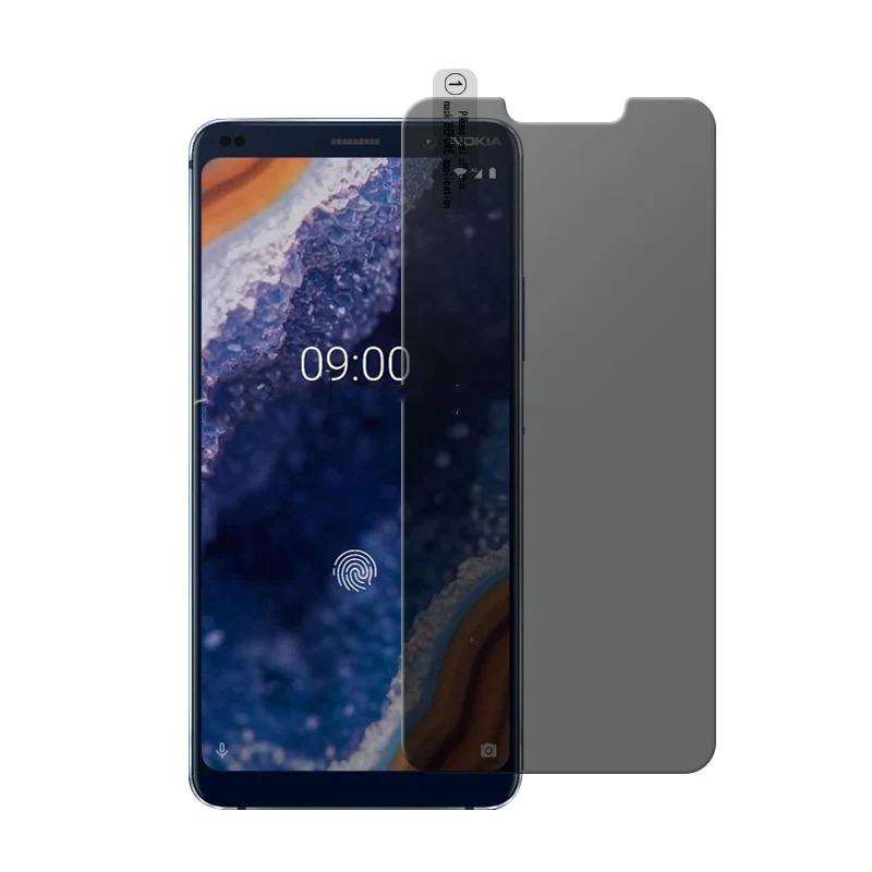 

MicroData For Nokia 9 9 Purevieiw Front Anti Spy Tempered Glass Anti Glare Privacy Anti-spy Screen Protector Protective Film