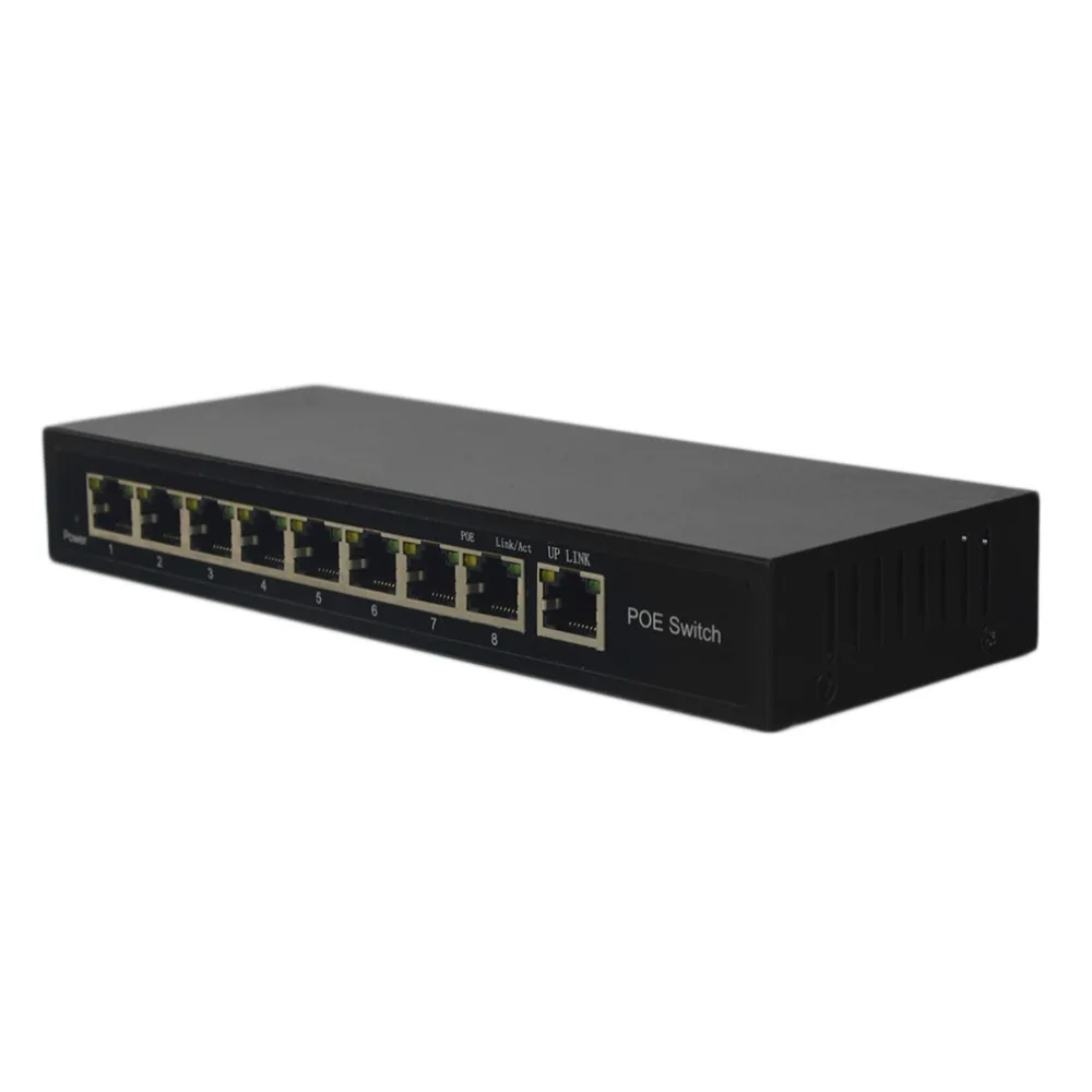 KF S1OH 1TH 120 1 8 Port 10 100Mbps POE Switch Network Switch For IP Camera