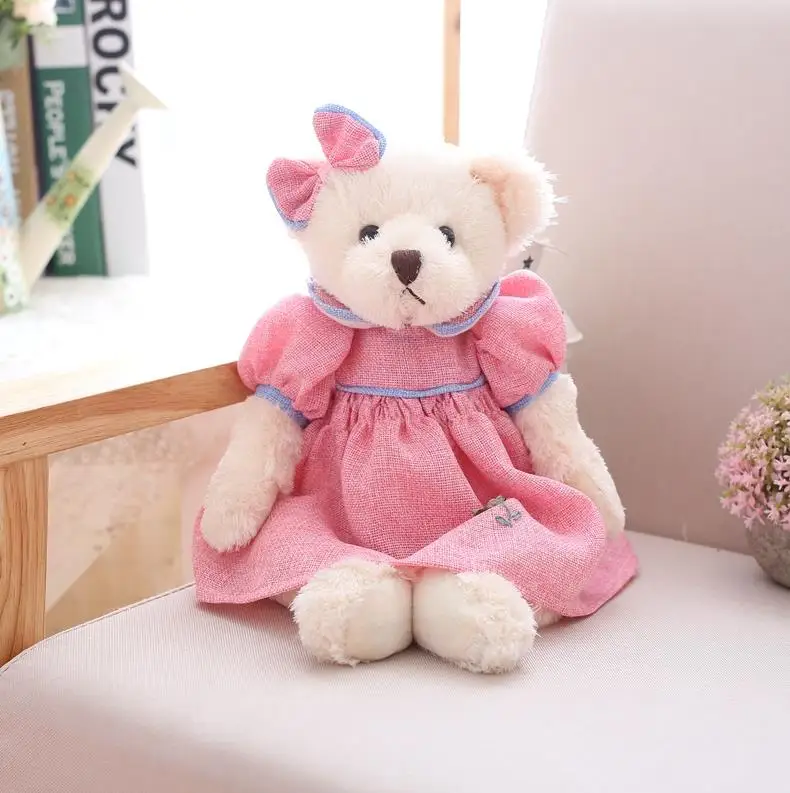 1 шт. 40 см kawaii туалетный плюшевый медведь плюшевая игрушка блесток животное плюшевый медведь, куклы мягкие игрушки для детей подарок на день рождения - Цвет: 4