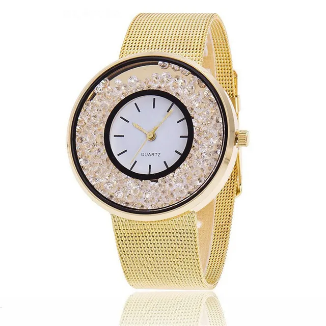 2018 New Fashion Stainless Steel Gold & Silver Band Quartz Wtach Luxury Women Rh 2018 New Fashion Stainless Steel Gold & Silver Band Quartz Wtach Luxury Women Rh