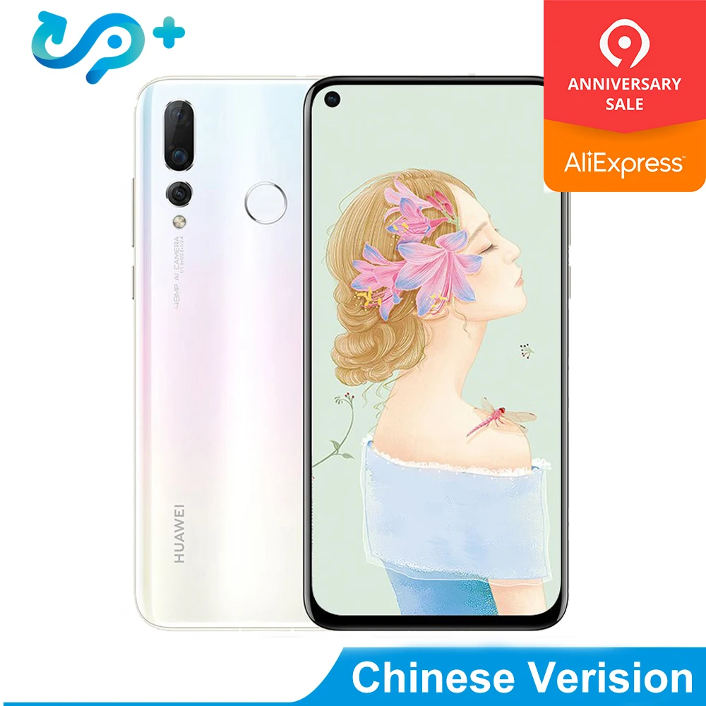Original HUAWEI NOVA 4 Smartphone 6.4 inch Full Screen Nova4 Kirin 970 Octa Core Phone 8G RAM Micro-Intelligent i7 Mobile Phone Original HUAWEI NOVA 4 Smartphone 6.4 inch Full Screen Nova4 Kirin 970 Octa Core Phone 8G RAM Micro-Intelligent i7 Mobile Phone