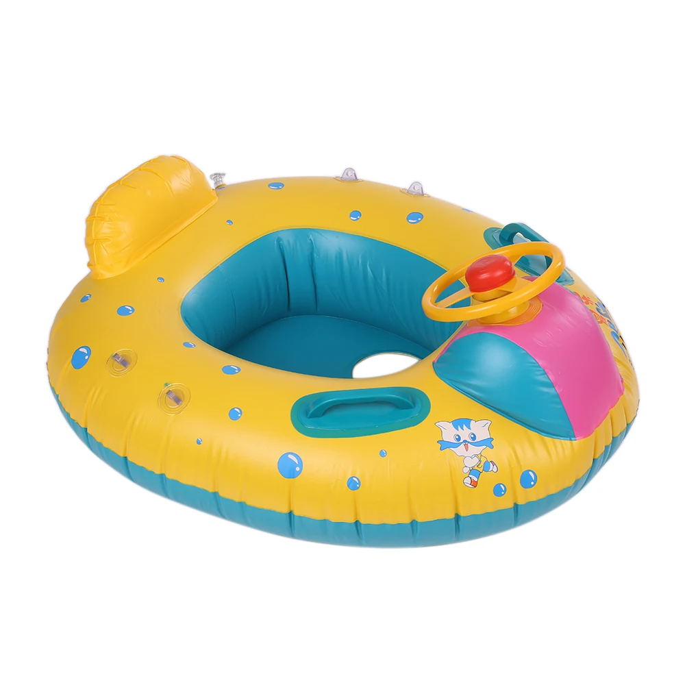 Безопасный надувной круг для купания ребенка кольцо бассейн ПВХ детский поплавок Регулируемый Зонт сиденье бассейн