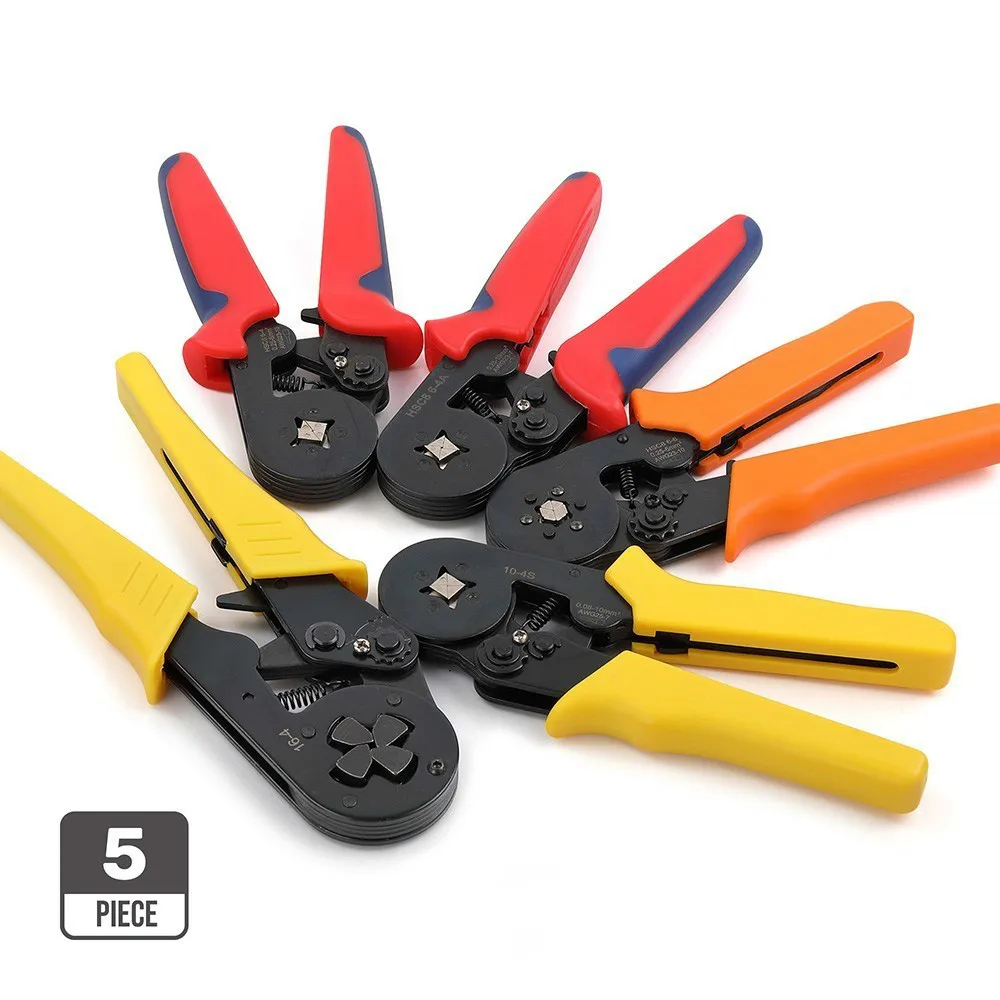 

Insulated Crimping Tool Set HSC8 Automatic Wire Stripper Ratchet Cable Wire Cutter Crimper Multitool Pliers Crimping Pliers