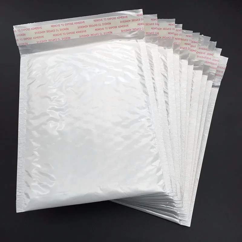 50 шт./(13X15 см+ 3,5 см) белый пузырьковый конверт, пузырчатая пленка сумка, жемчужная пленка сумка, конверт шок