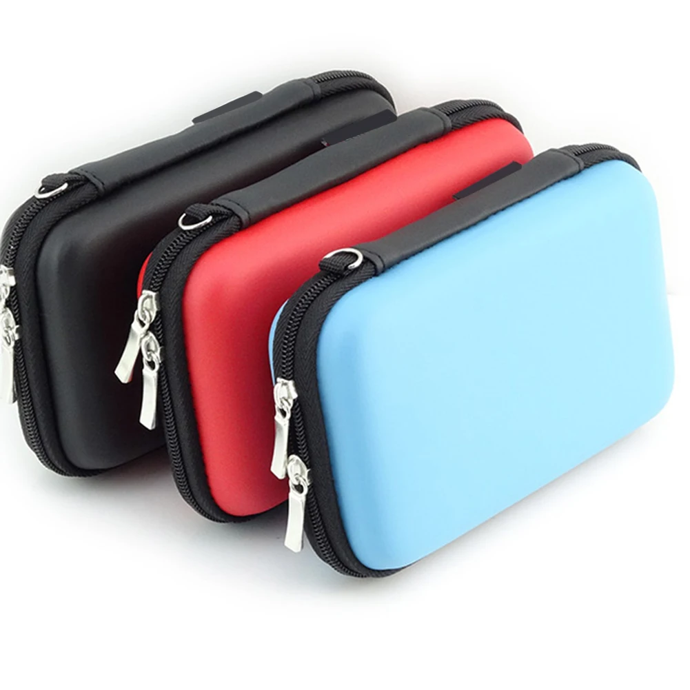 2.5 بوصة المحمولة الصلب محرك أقراص كابل بيانات سماعات حقيبة تخزين مستحضرات تجميل حالة المنظم