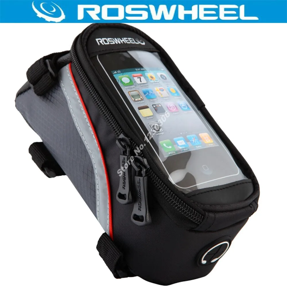 Excellent ROSWHEEL Hot Sale Bicycle Accessories Cycling Bike Frame Front Tube Touch Screen Bags Panniers Holder Pouch for Cell Phone 1 Excellent ROSWHEEL Hot Sale Bicycle Accessories Cycling Bike Frame Front Tube Touch Screen Bags Panniers Holder Pouch for Cell Phone 1