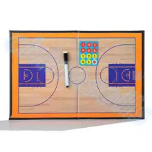 PVC Foldable Soccer basketball Coach Match Training Tactical Plate Coaching Board Kits magnetic teaching board Coach Board