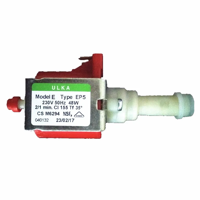 

Coffee machine electromagnetic pump Model EP5 Voltage 230V-50Hz Power 48W