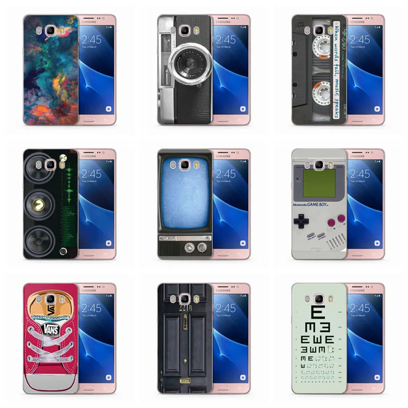 Чехол для Samsung Galaxy A3 A5 2016 2015 2017 prime J1 J3 J5 J7 ТПУ чехол с цветными цветочным рисунком