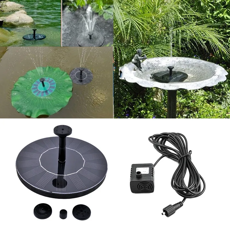 

Solar Water Fountain Pump Solar Panel Power Fountain Pump Kit Pool Garden Pond Watering Submersible for Pool Fish Tank Pool XNC