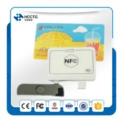 Оптовая продажа 10 шт. дешевые цены ISO14443 3.5 мм аудио JACK NFC мобильных Коврики Card Reader acr35