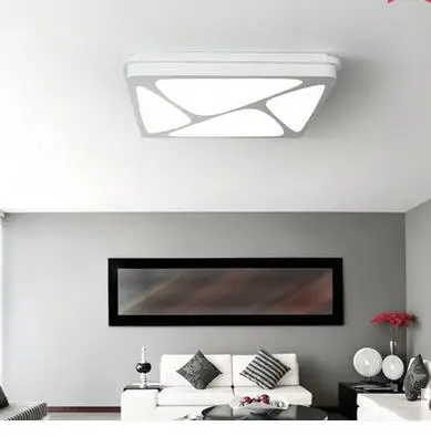 

Simple square led ceiling light in the living room personality modern geometric acrylic light bedroom light FG134