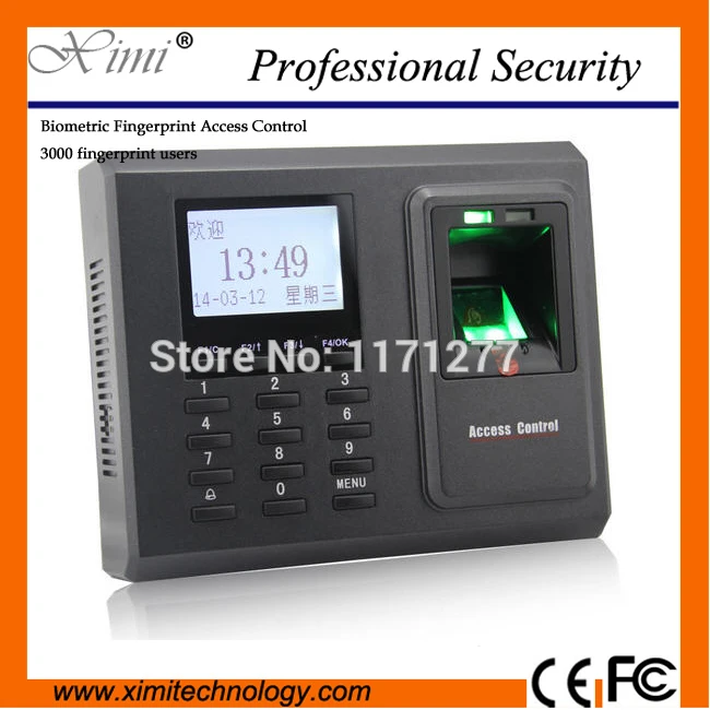 

Good Quality 3000 Users Tcp/Ip Usb F2 Fingerprint Access Control Time Attendance System