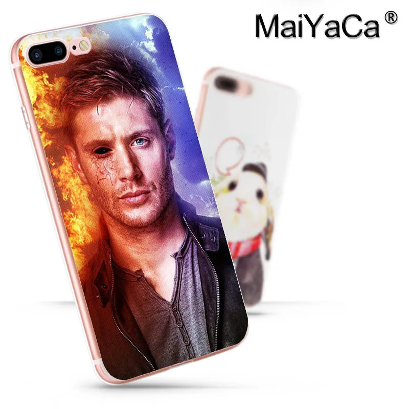 Чехол для телефона MaiYaCa Supernatural Jared Padalecki KAZ 2Y5 с мультяшным рисунком iPhone 8 7 6 6S Plus X 5 5S