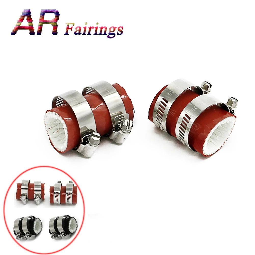 Rubber Exhaust Pipe Clamps Coupling For Yamaha Banshee 1987 2006 For