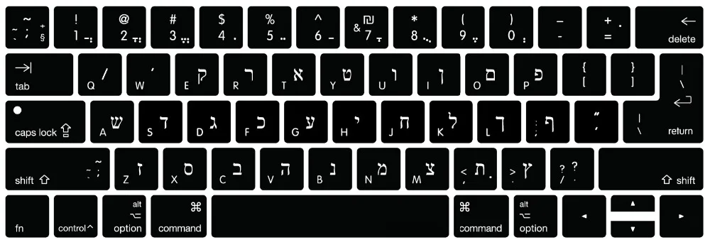 Clavier французский Датский Немецкий иврит Арабский Клавиатура кожаный силикон крышка клавиатуры для нового Macbook Pro 13 15 с сенсорной панелью