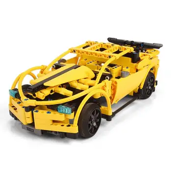 

419pcs 2.4Ghz remote control rc block Sports car brick building block stacking blocks
