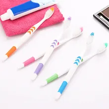 10 шт./упак. прочный мягкий бамбук древесный уголь нано зубная щетка зубная забота о здоровье зубов 2 цвета