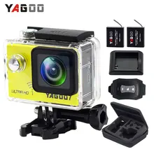 Action camera Original YAGOO7 Ultra HD 4K / 24fps WiFi 2.0″170D 1080p 30m waterproof outdoor Helmet camera mini Cam Novatek